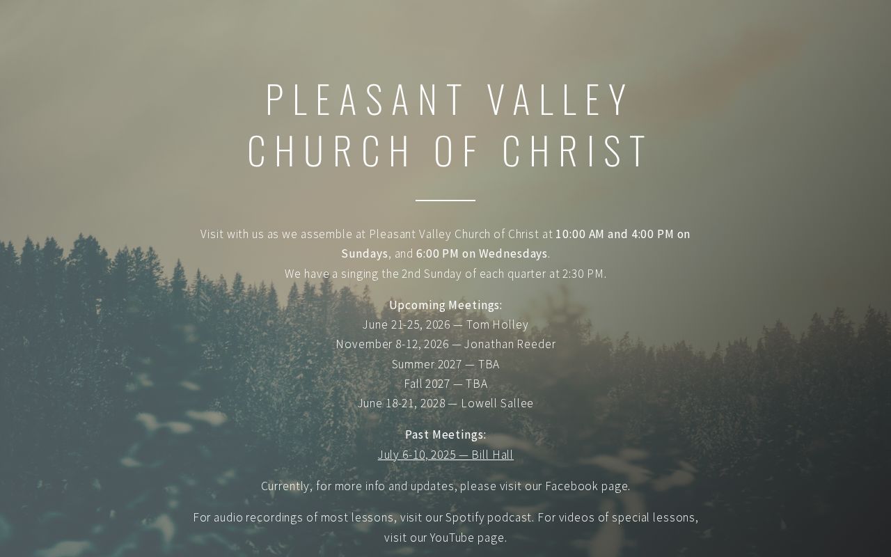 Church of Christ-Pleasant Valley